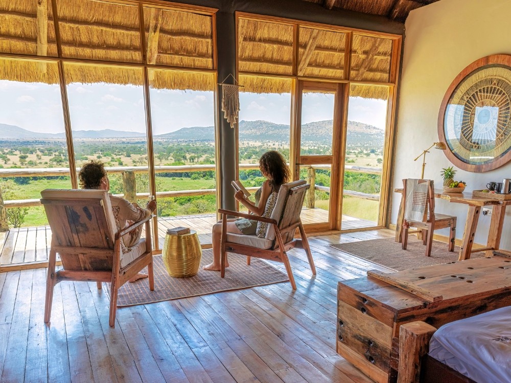 Luxury Orangi bedroom view